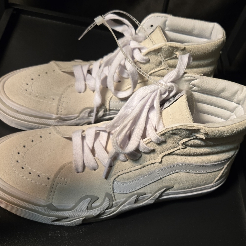 Vans Off-White High-Top Sneakers - Picture 1 of 4